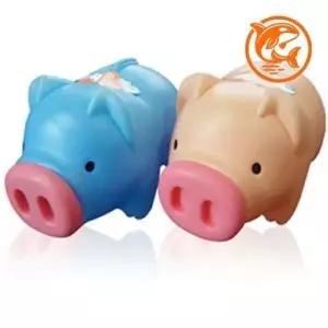 [문구/오피스] 귀여운 돼지 모양 대형 저금통 아이들 경제교육 동전 저축통