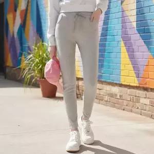 홈웨어팬츠 강아지 자수 팬츠 허리밴딩 스트랩 편한바지 회색바지 홈웨어 운동복