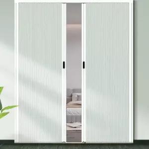 맞춤제작 현관중문무타공 셀프 분리 미닫이 자바라 가벽