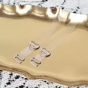 하트 투명 무광 브라끈 1cm 투명어깨끈 브라보조끈 브라끈 오프숄더 속옷끈