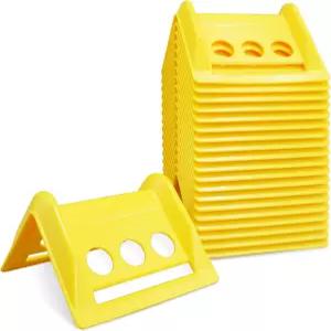 JOYOKYOPK 20팩 옐로우 4 화물용 플랫베드 코너 가장자리 보호대 트럭 트레일러 컨테이너용 스트랩