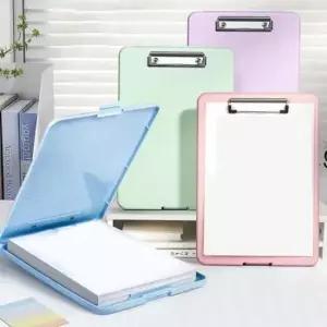 [문구/오피스] A4 플라스틱 메뉴판 결재판 서류철 파일정리함 사무용 클립보드 방수 아이템 컬러