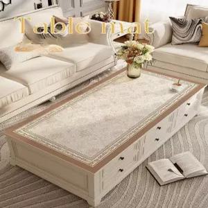 거실장 덮개 티비다이 린넨 모던 패션 꽃무늬 선반 서랍장 커버 테이블보