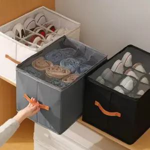 [생활] 정리박스 신발 의류 다용도 접이식 보관함 M13366