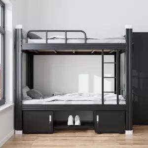 포함 프레임 슈퍼싱글 조립식 매트리스 철제 블랙 이층침대