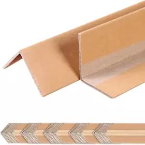 팔레트 상자 배송 엘리베이터 및 가구 가장자리 보호를 위한 50개의 골판지 보호기 V자형 강화 코너 가드 2