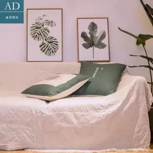 북유럽 아이보리 순면 겨울 대형 캠핑용 소파담요 여름 집순이 무릎 쇼파블