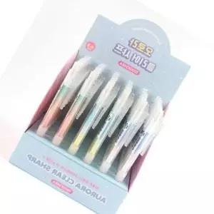 [문구/오피스] 샤프 클리어 오로라 0.5mm 필기구 학용품 문구 신학기 36개세트