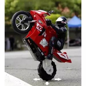 조종 단일 배터리 무선 RC카 고속 rc카 제어 레드 오토바이