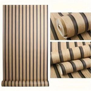 껍질을 벗기고 붙여 넣을 수 있는 벽지 접촉 종이 나무 방수 자체 접착식 이동식 비닐 PVC 껍질을 벗기고 붙여 넣을 수 있는 방수 장식