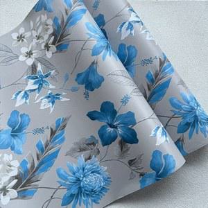 모조 녹색 식물 꽃 자가 접착 벽지 침실 거실 홈 장식 TV 배경 벽 PVC 벽지