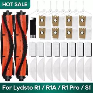 호환 샤오미호환 Lydsto R1 R1A R1 Pro S1 L1 호환 교체용 예비 부품 메인 측면 브러시 헤파 필터 모프 먼