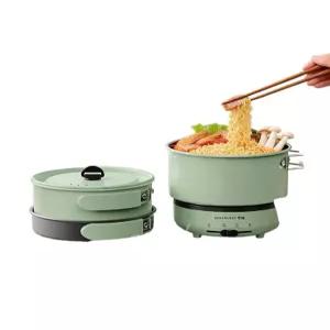 전기코펠 접이식 포트 분리형 유백색 여행 해외 멀티쿠커 캠핑 전기