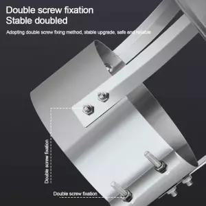 플랫덕트 75-160mm 통풍 빗물 캡 스틸 외벽 공기 배출구 스토브 파이프 보호 커버