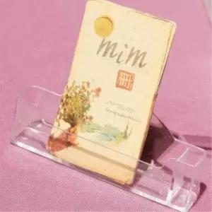 [문구/오피스] 네임택 명함 꽂이 홀더 10개 메모 펜꽂이 보관함 아크릴 1단 투명 거치대