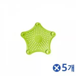 욕조 싱크대 배수구 거름망-색상랜덤발송 x5개