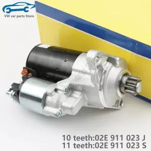 스타트모터 VW 폴로 골프 MK6 제타 파사트 CC 비틀 02E 911 023 J S 02E911023J 02E911023S 10 톱니 11개