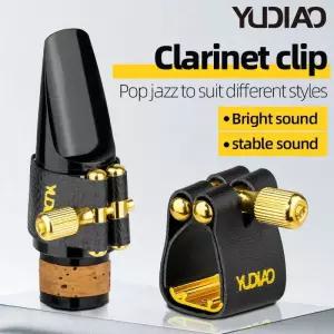 클라리넷 유디아오 B플랫 마우스피스 캡 헤드조인트 클램프