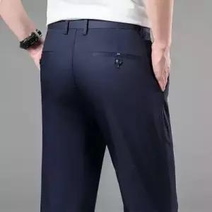 캐주얼 팬츠 남성용 배기핏 섬유 고급 솔리드 대나무 보건 유행1