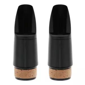 클라리넷 입문용 학생용 베이스 마우스피스 키트 부품 블랙 2팩