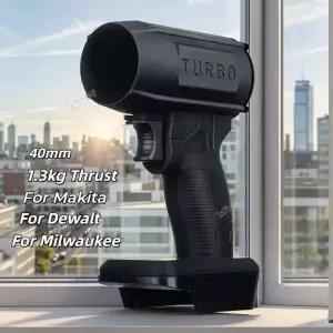 제트건 에어건 송풍기 130000 세차 브러시리스 40MM 터보 제트 팬 Makita 18V-21V 전기 제설 공기 건조기