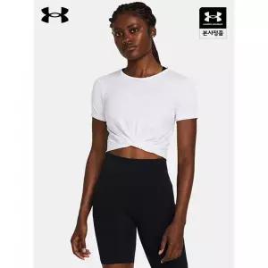 [언더아머]UA 모션 크로스오버 여성 크롭 반팔 티셔츠_1383647-100 743352