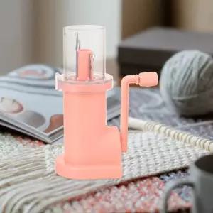 니팅머신 뜨개질 기계 입문용 손뜨개 미니 수동 와인딩 머신 가정용 공예 스풀 니터 직조 1세트