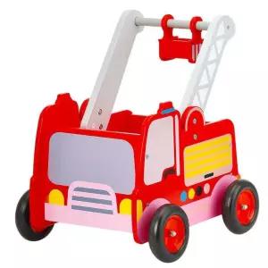 돌아기선물 아기 걸음마 보조 소방차 보행기 장난감 6개월유아 부상방지 돌여아