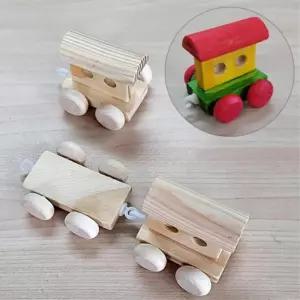 아이방꾸미기 우드 나무 기차 만들기 색칠놀이 실습키트 두뇌개발 집중력 실험세트