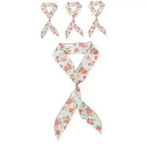 아이스 스카프 냉감 쿨링 야외 넥쿨러 여름 트라이앵글 꽃무늬 스포츠 길이 조절