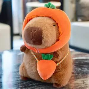 대형 카피바라 봉제인형 귀여운 소프트 쿠션 침대 옆 등받이 스트레스 해소 선물용 인형쿠션