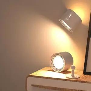 무타공 벽 등 충전식 리모컨 무선 인테리어 벽 등 터치 침대 360도 간접조명 독서등 무드등 수유등 테이블