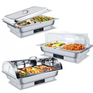 푸드워머 보온통 식기 단열 뷔페용 용기 보온기 챠핑디쉬