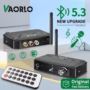 호환  NFC 블루투스 5.3 오디오 송신기 리시버 AUX RCA USB TF 동축 6.5mm 마이크 노래방 무선 어댑터 HiFi