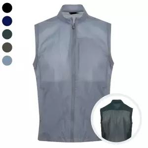 남자 여름 쿨 메쉬 바람막이 조끼 DD-L-VE-5010-블루