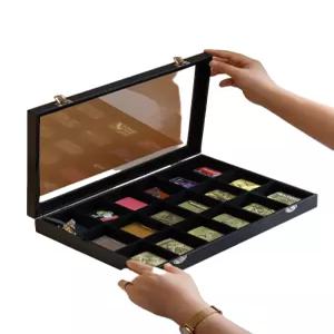 라이터 수집 전용 케이스 월넛 우드 컬렉션 진열 보관함