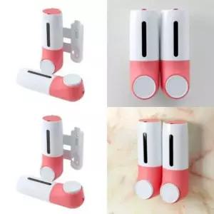 [SBD] 디스펜서 벽걸이 핑크 물비누 호텔 린스 2구 450ml