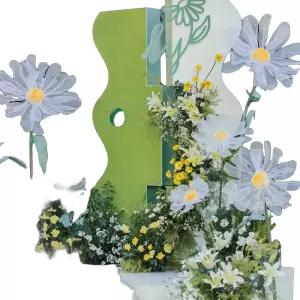 데이지 종이꽃 포토존 대형 플라워 배경 장식 소품 세트