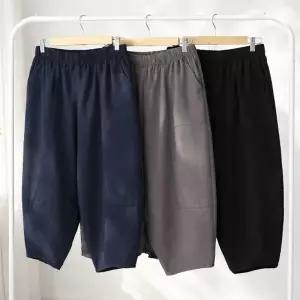 1+1+1 3종SET 여성 여름 항아리팬츠 밴딩바지 린넨감성 절개패턴 편안한 7부바지 빅사이즈