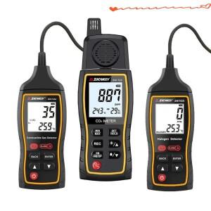 SNDWAY SW 743A 733A 723 가스 감지기 경보 센서 이산화탄소 CO2 Ex 할로겐 전문 가스 누출 분석기 미터