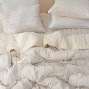 로브 스트라이프 고밀도X모달 이불패드 세트 Q