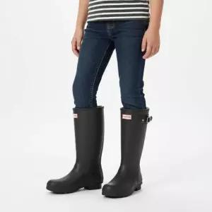 주니어 오리지널 레인부츠 블랙 HFRJ0017252-BLK