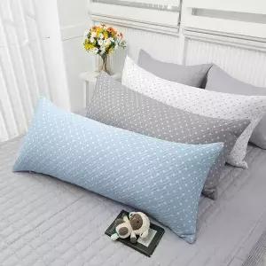 [당일출고] 베드앤데코 국내생산 더위타파 크로스 냉감 등쿠션(솜포함) 50x110