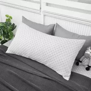 [당일출고] 베드앤데코 국내생산 더위타파 크로스 냉감 등쿠션커버 60x110