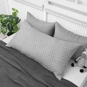 [당일출고] 베드앤데코 국내생산 더위타파 크로스 냉감 등쿠션커버 50x150