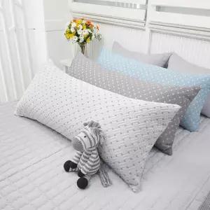 [당일출고] 베드앤데코 국내생산 더위타파 크로스 냉감 등쿠션(솜포함) 60x110