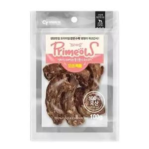 프리미요 국내산 수제간식 오리 목뼈 100g