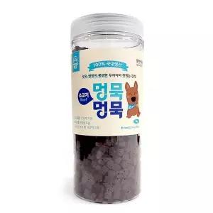 모모펫 멍묵멍묵 국내산 통간식 소프트져키 소고기 1kg