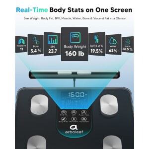 체중을 위한 전신 분절 디스플레이, 저울, BMI -IN- 스마트 아르보 체지방 근육량을