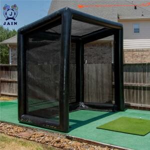 6피트 풍선 골프 연습 네트 (펌프 포함) - 실내외 골프 연습용 에어타이트 풍선 골프 히팅 베이